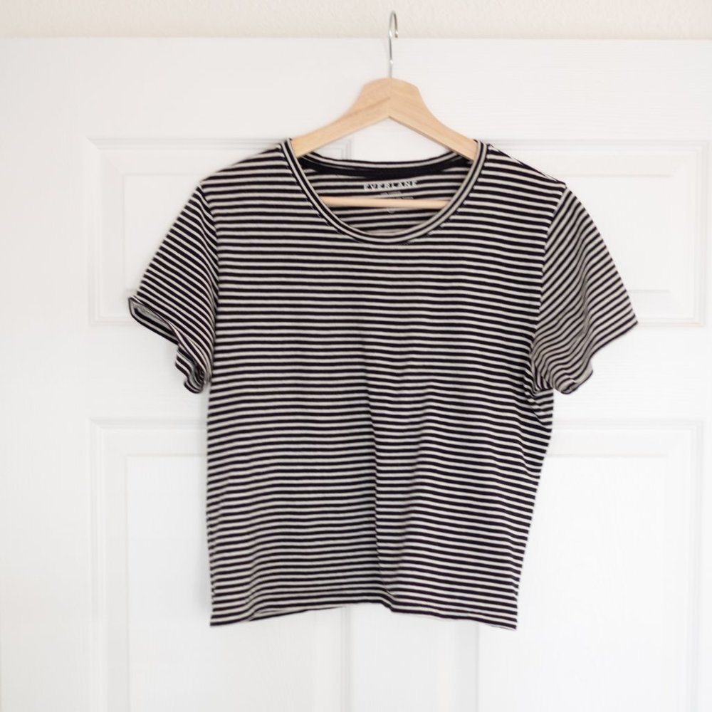 Everlane cotton striped shirt